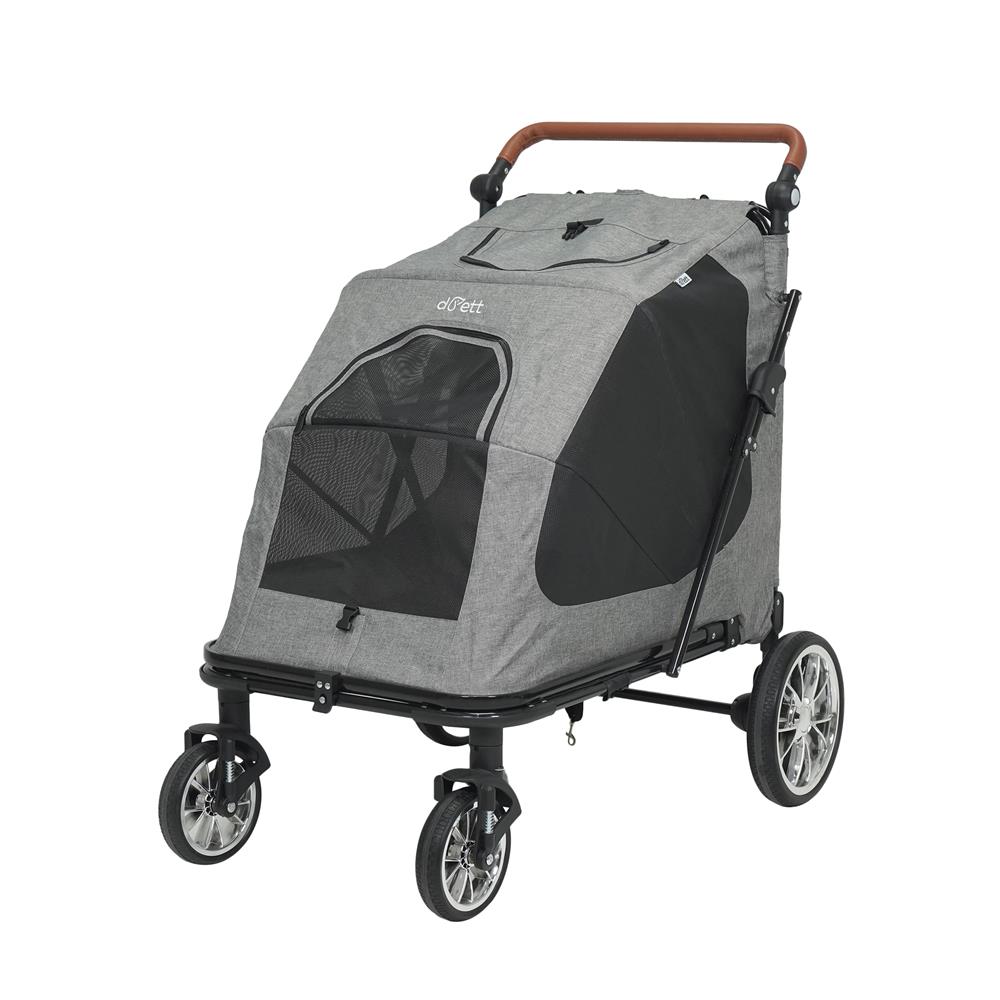 รถเข็นสัตว์เลี้ยง DPETT JERKY สีเทา