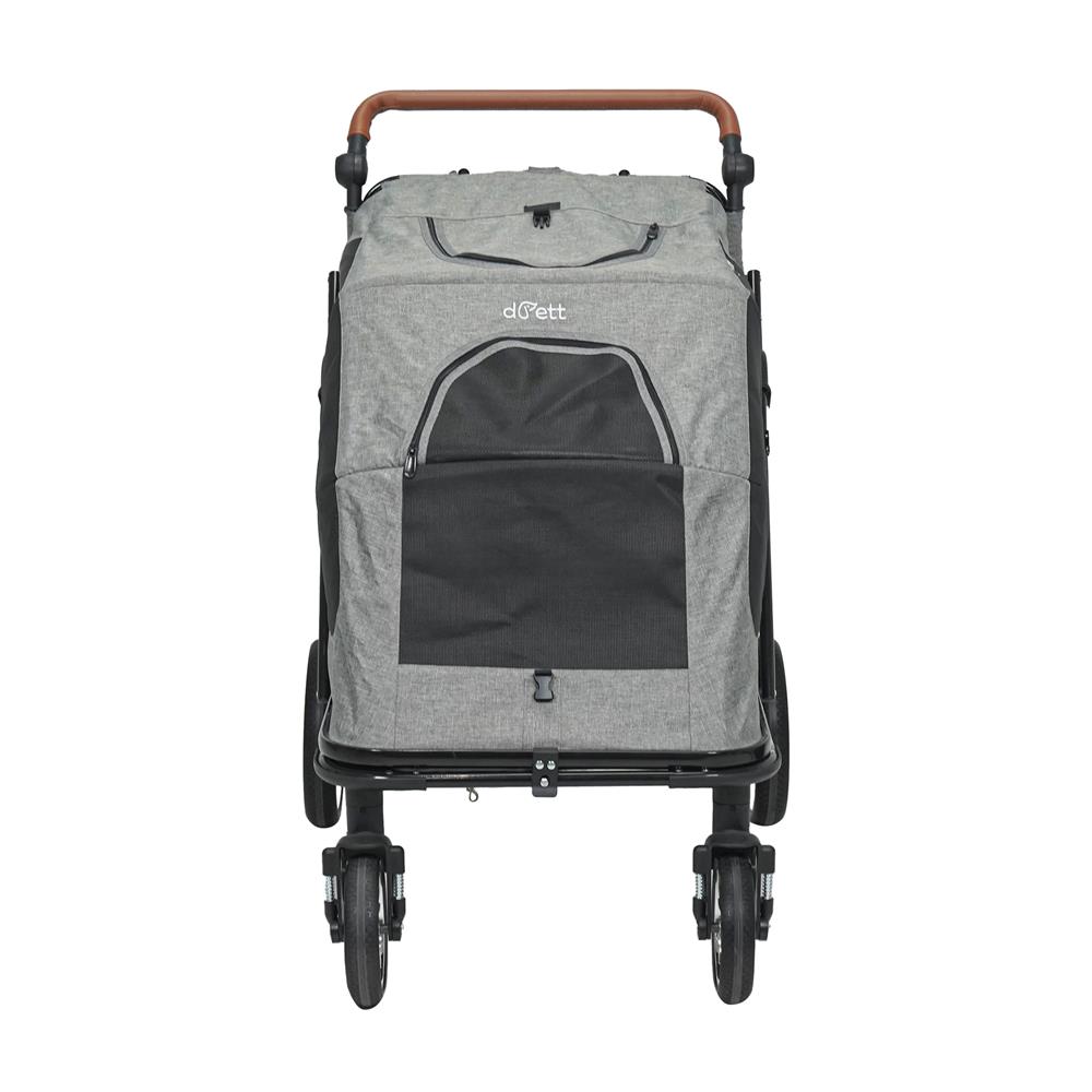 รถเข็นสัตว์เลี้ยง DPETT JERKY สีเทา