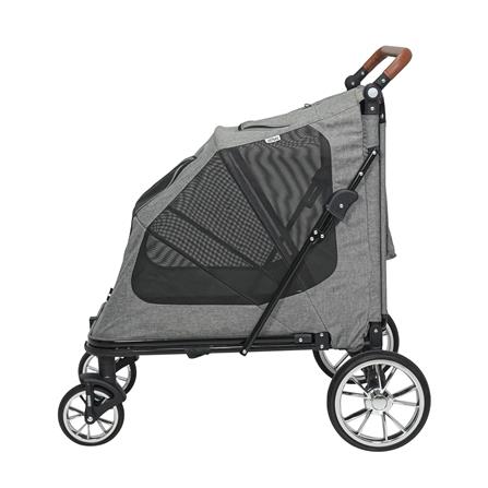 รถเข็นสัตว์เลี้ยง DPETT JERKY สีเทา_1