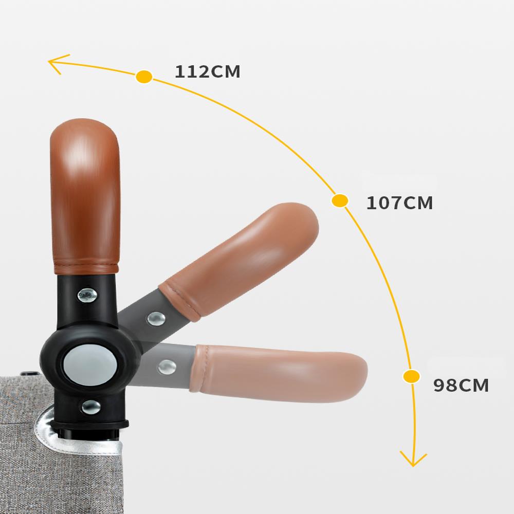 รถเข็นสัตว์เลี้ยง DPETT TORY1 สีเทา