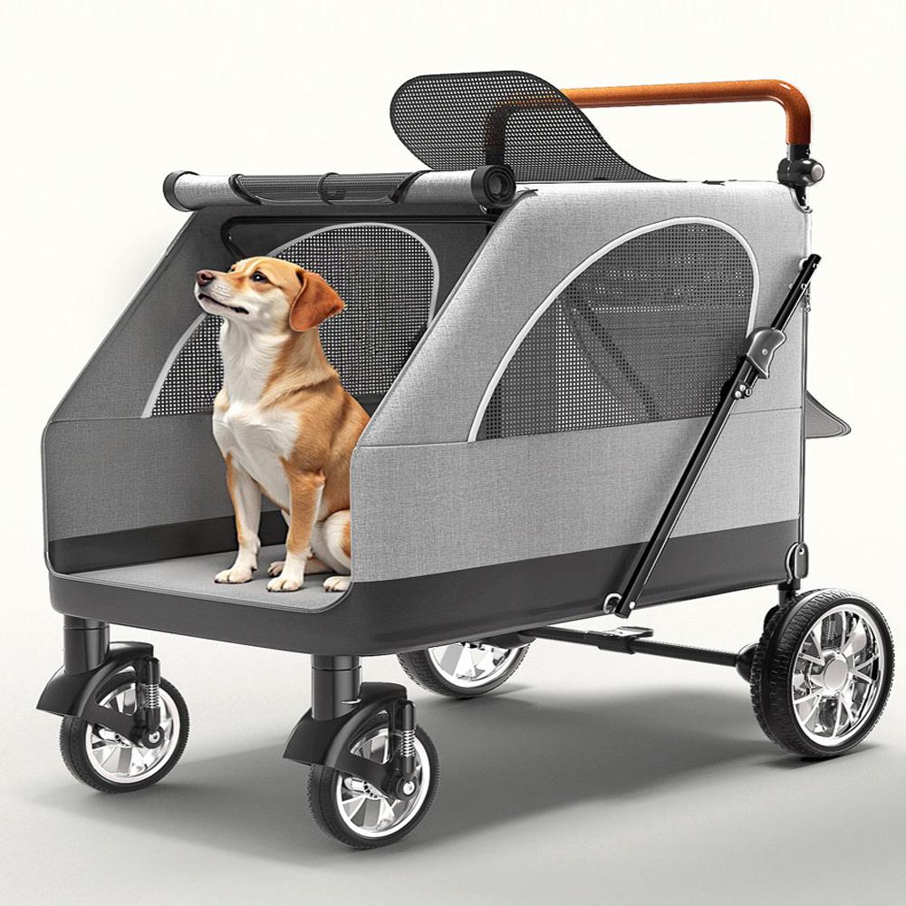 รถเข็นสัตว์เลี้ยง DPETT TORY1 สีเทา