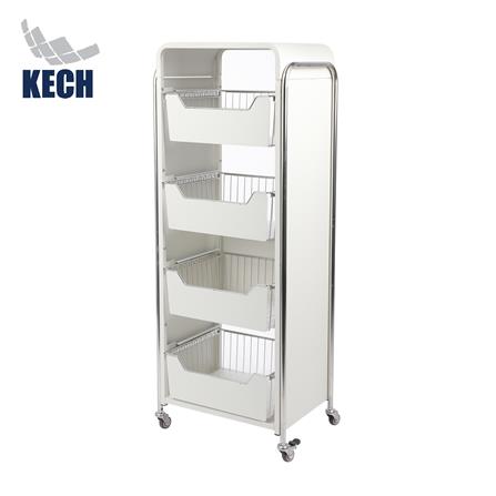 ชั้นวางของ 4 ชั้น มีล้อ KECH RITZY 43.2x30x108 ซม._0