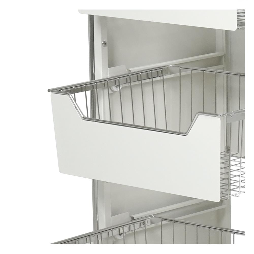 ชั้นวางของ 4 ชั้น มีล้อ KECH RITZY 53.2x30x108 ซม.