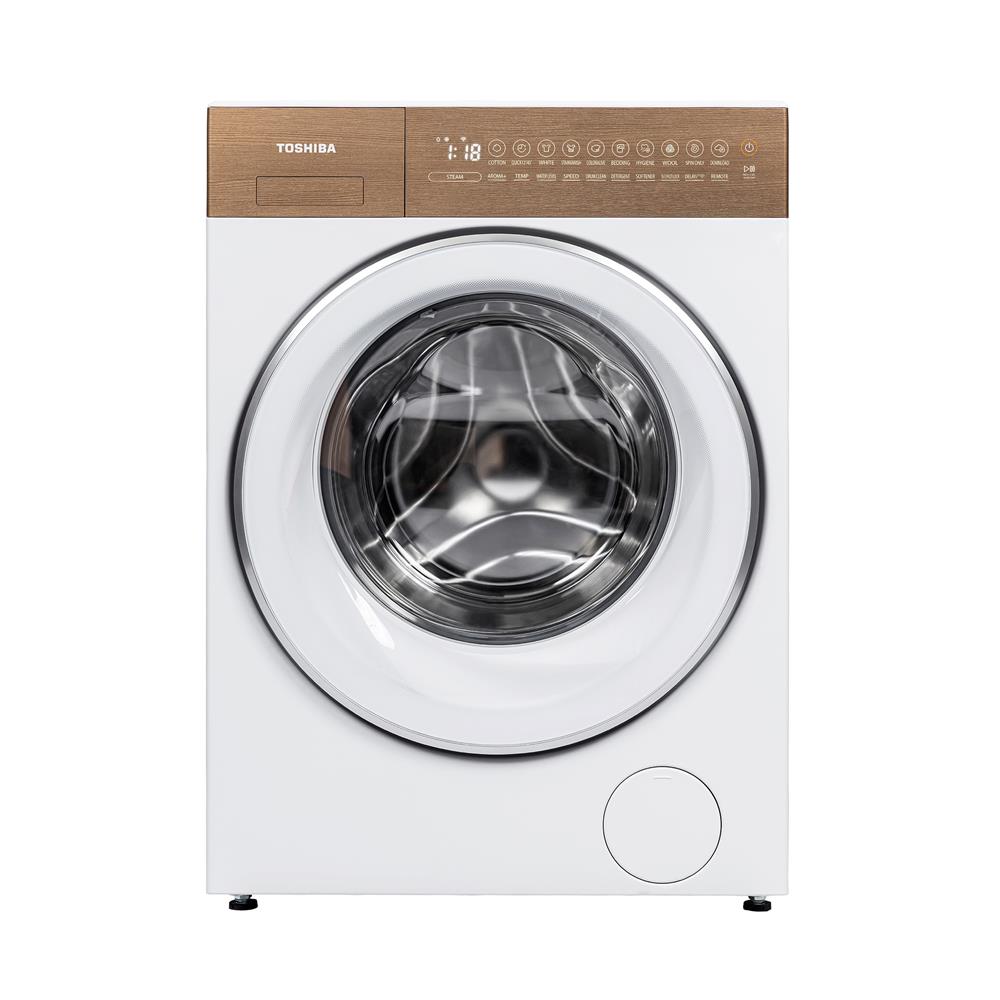 เครื่องซักผ้าฝาหน้า TOSHIBA TW-T37BZP115MWT 10.5 กก. 1400RPM อินเวอร์เตอร์ สีขาว