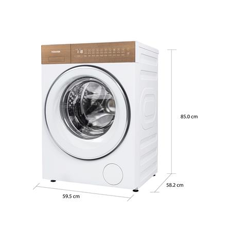 เครื่องซักผ้าฝาหน้า TOSHIBA TW-T37BZP115MWT 10.5 กก. 1400RPM อินเวอร์เตอร์ สีขาว_6