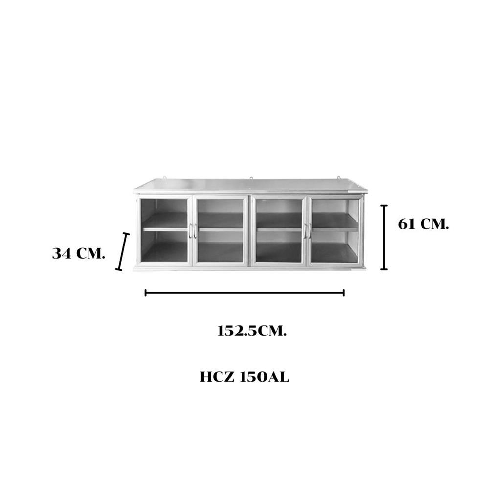 ตู้แขวน SANKI HCZ-150AL สีเงิน