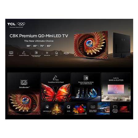 ทีวีคิวดี มินิแอลอีดี 65 นิ้ว TCL (4K, QD MINI-LED, GOOGLE TV) 65C8K_6