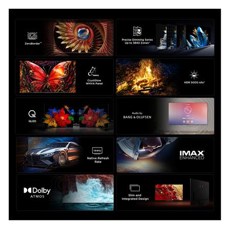 ทีวีคิวดี มินิแอลอีดี 85 นิ้ว TCL (4K, QD MINI-LED, GOOGLE TV) 85C8K_12