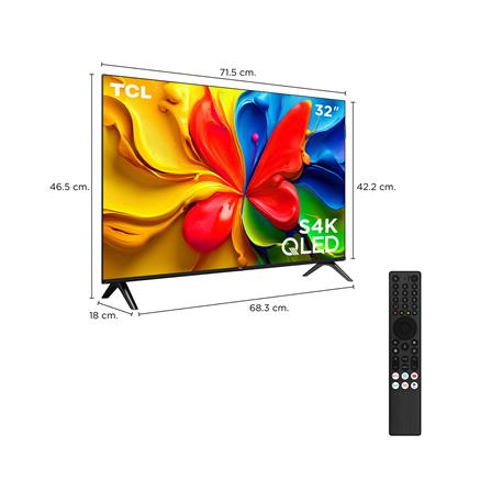 ทีวีคิวแอลอีดี 32 นิ้ว TCL (FULL HD, QLED, GOOGLE TV) 32S4K_11