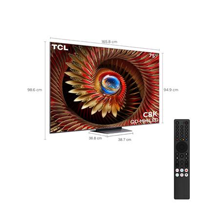 ทีวีคิวดี มินิแอลอีดี 75 นิ้ว TCL (4K, QD MINI-LED, GOOGLE TV) 75C8K_13