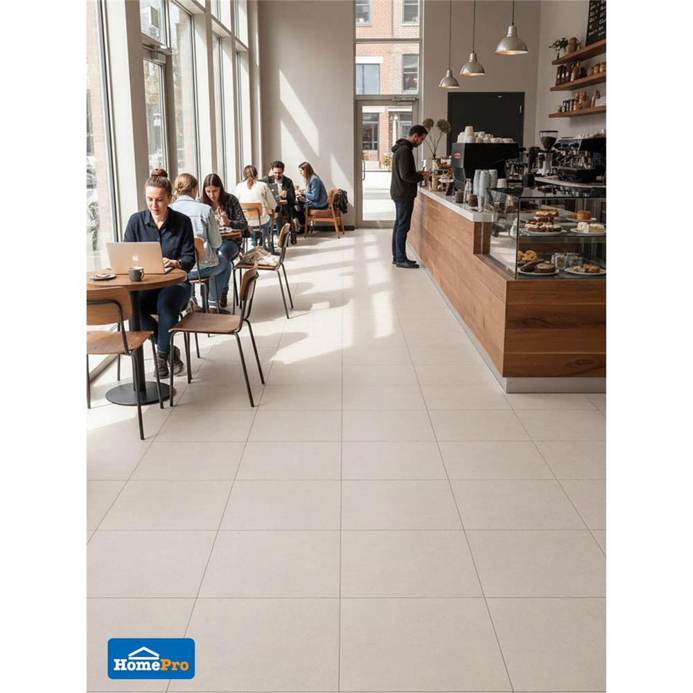 กระเบื้องพื้น 60x60 ซม. TARA ไลน์เนอร์ แอมเบอร์ ครีม A 1.44 ตร.ม.