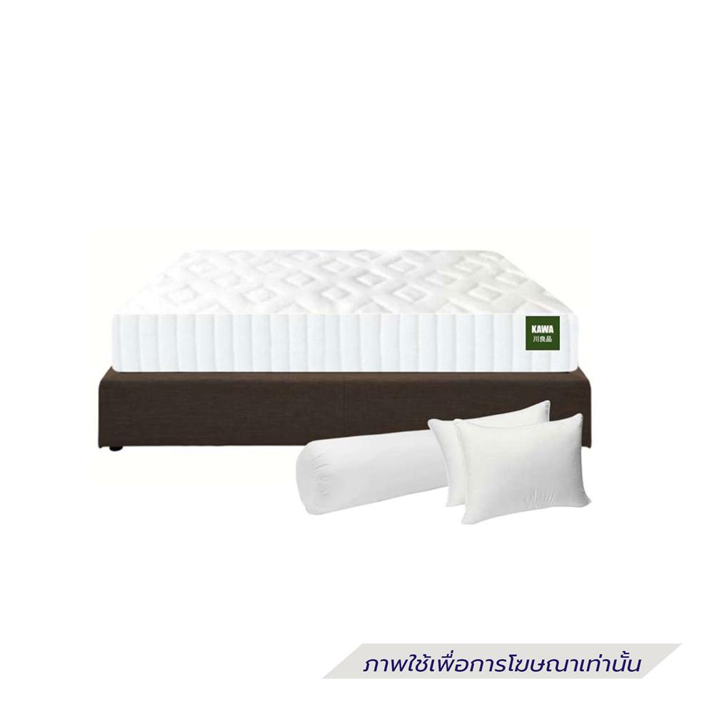ที่นอน 3.5 ฟุต KAWA OITA SHI พร้อมฐานเตียง JUNKO สีน้ำตาล