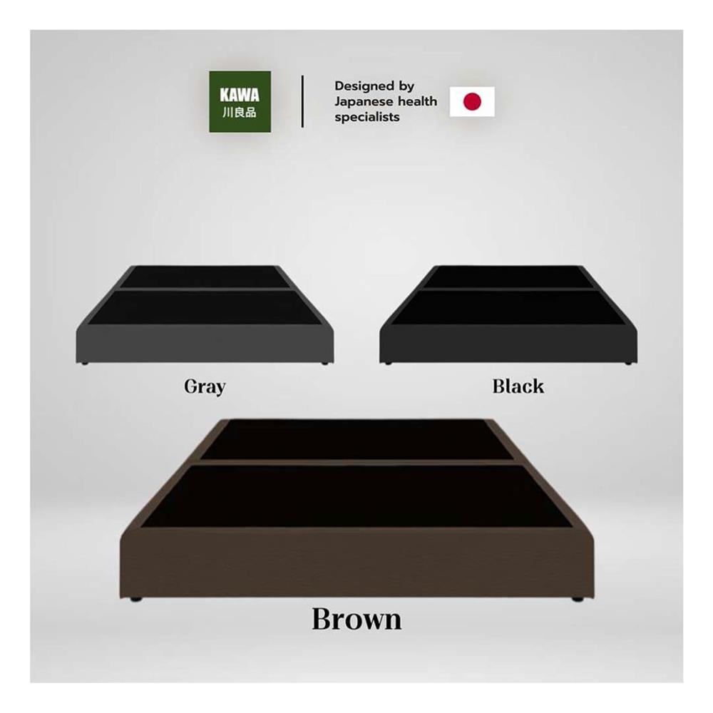 ที่นอน 3.5 ฟุต KAWA OITA SHI พร้อมฐานเตียง JUNKO สีน้ำตาล