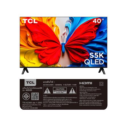 ทีวี คิวแอลอีดี 40 นิ้ว TCL (FULL HD, QLED, GOOGLE TV) 40S5K_12