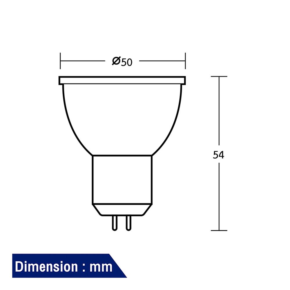 หลอด LED BEC MR16/PAR DAISY 7 วัตต์ DAYLIGHT GU5.3