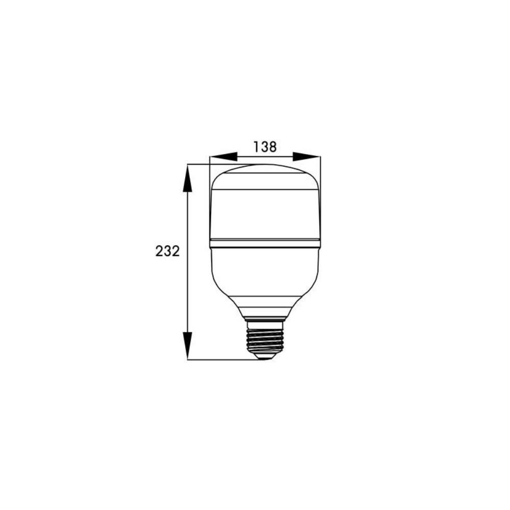 หลอด LED LUMAX HIGH WATT V2 50 วัตต์ DAYLIGHT E27