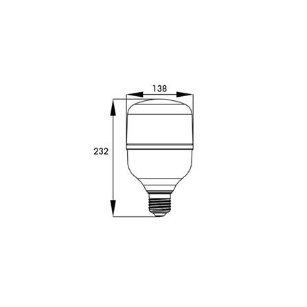 หลอด LED LUMAX HIGH WATT V2 50 วัตต์ DAYLIGHT E27_4