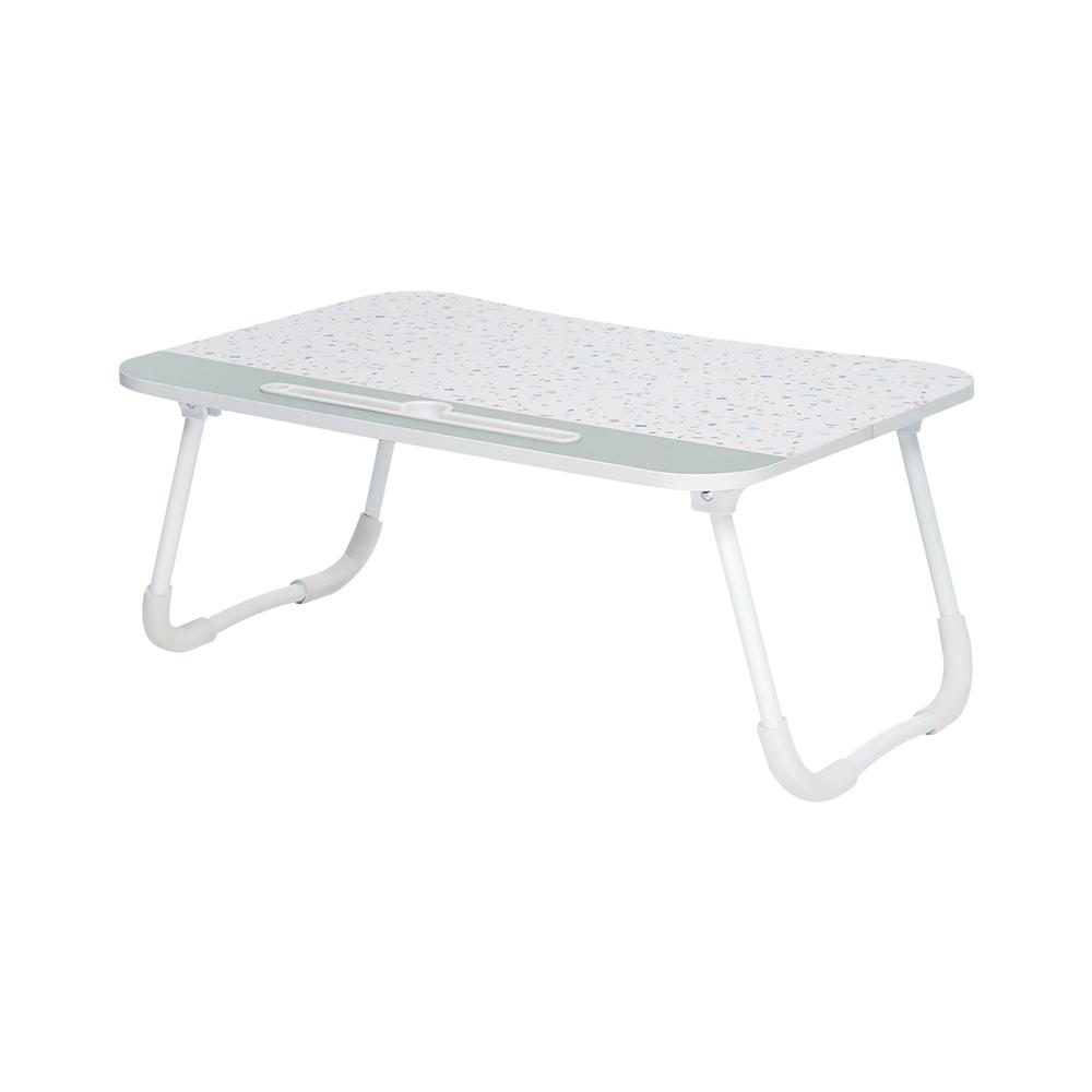 โต๊ะวางแล็ปท็อป FURDINI TERRAZZO 60 ซม. สีเบจ/เขียว