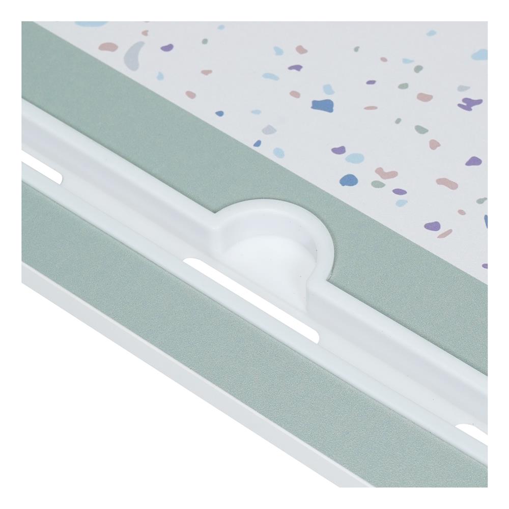 โต๊ะวางแล็ปท็อป FURDINI TERRAZZO 60 ซม. สีเบจ/เขียว