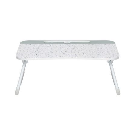 โต๊ะวางแล็ปท็อป FURDINI TERRAZZO 60 ซม. สีเบจ/เขียว_1