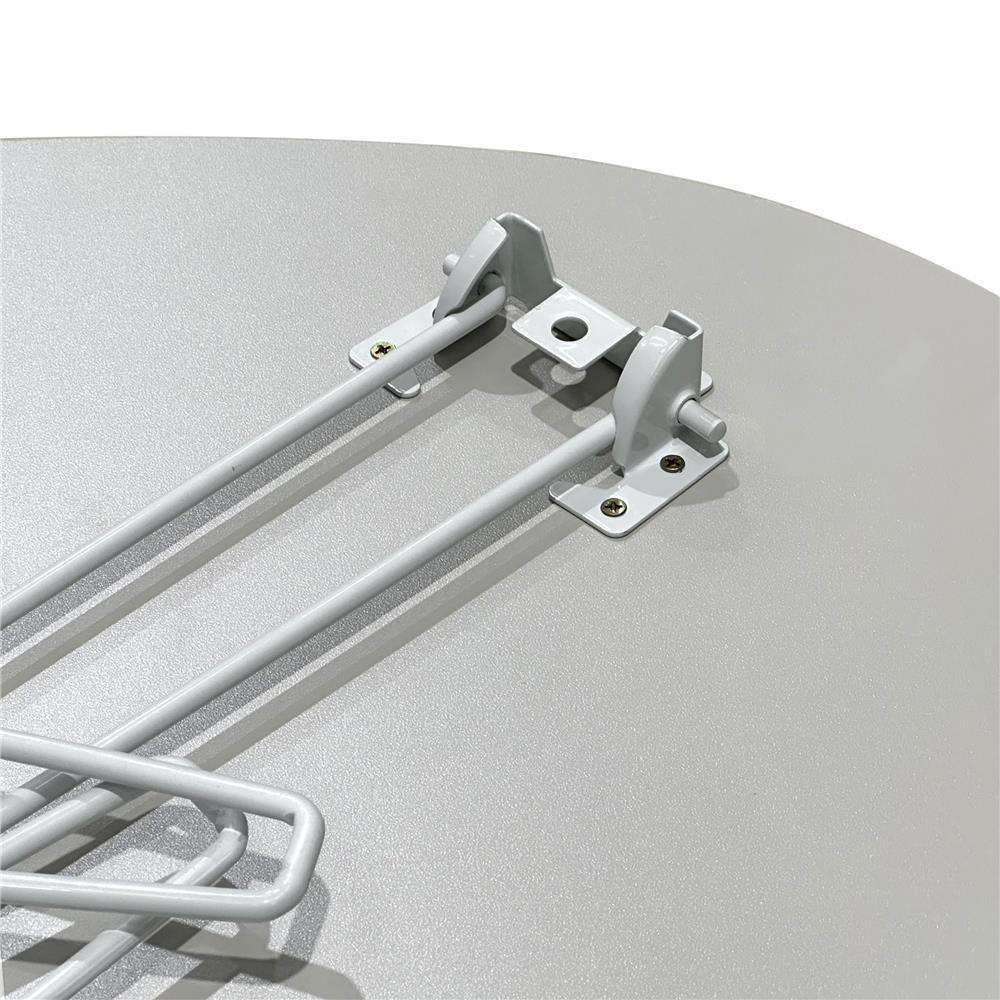 โต๊ะญี่ปุ่นทรงรี FURDINI PEANUT 80 ซม. สีเทาอ่อน