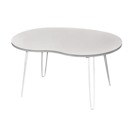 โต๊ะญี่ปุ่นทรงรี FURDINI PEANUT 80 ซม. สีเทาอ่อน_0