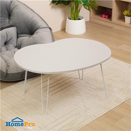 โต๊ะญี่ปุ่นทรงรี FURDINI PEANUT 80 ซม. สีเทาอ่อน_6