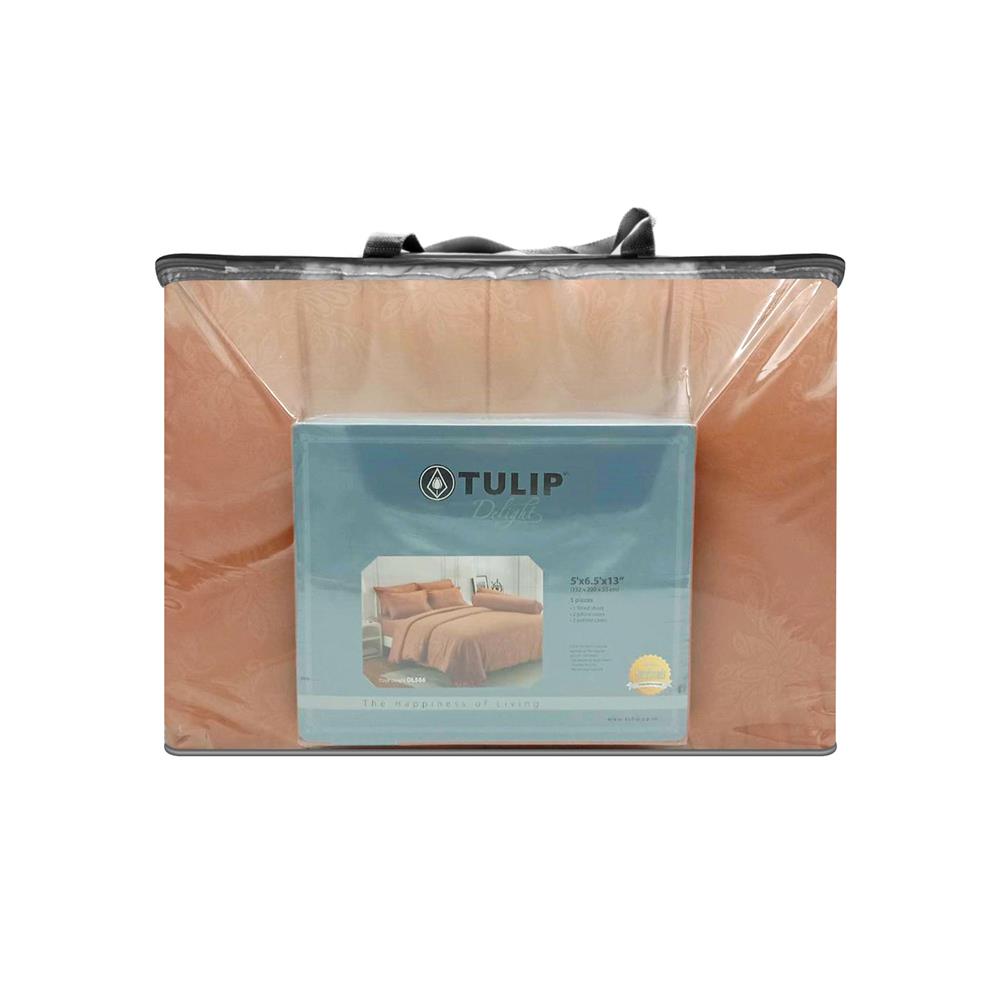 ชุดผ้าปูที่นอน 5 ฟุต (ชุด 6 ชิ้น) TULIP DELIGHT 60240-DL586