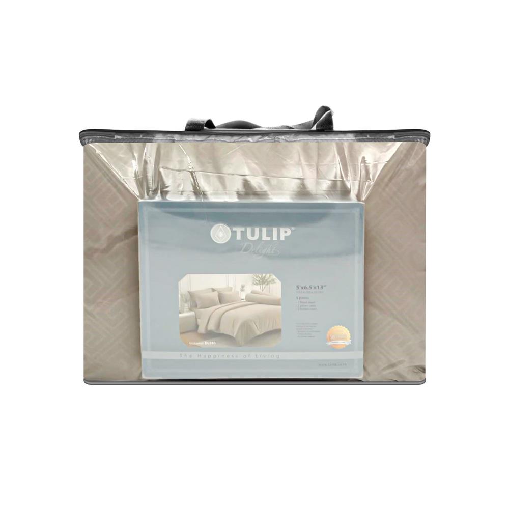 ชุดผ้าปูที่นอน 5 ฟุต (ชุด 6 ชิ้น) TULIP DELIGHT 60240-DL590