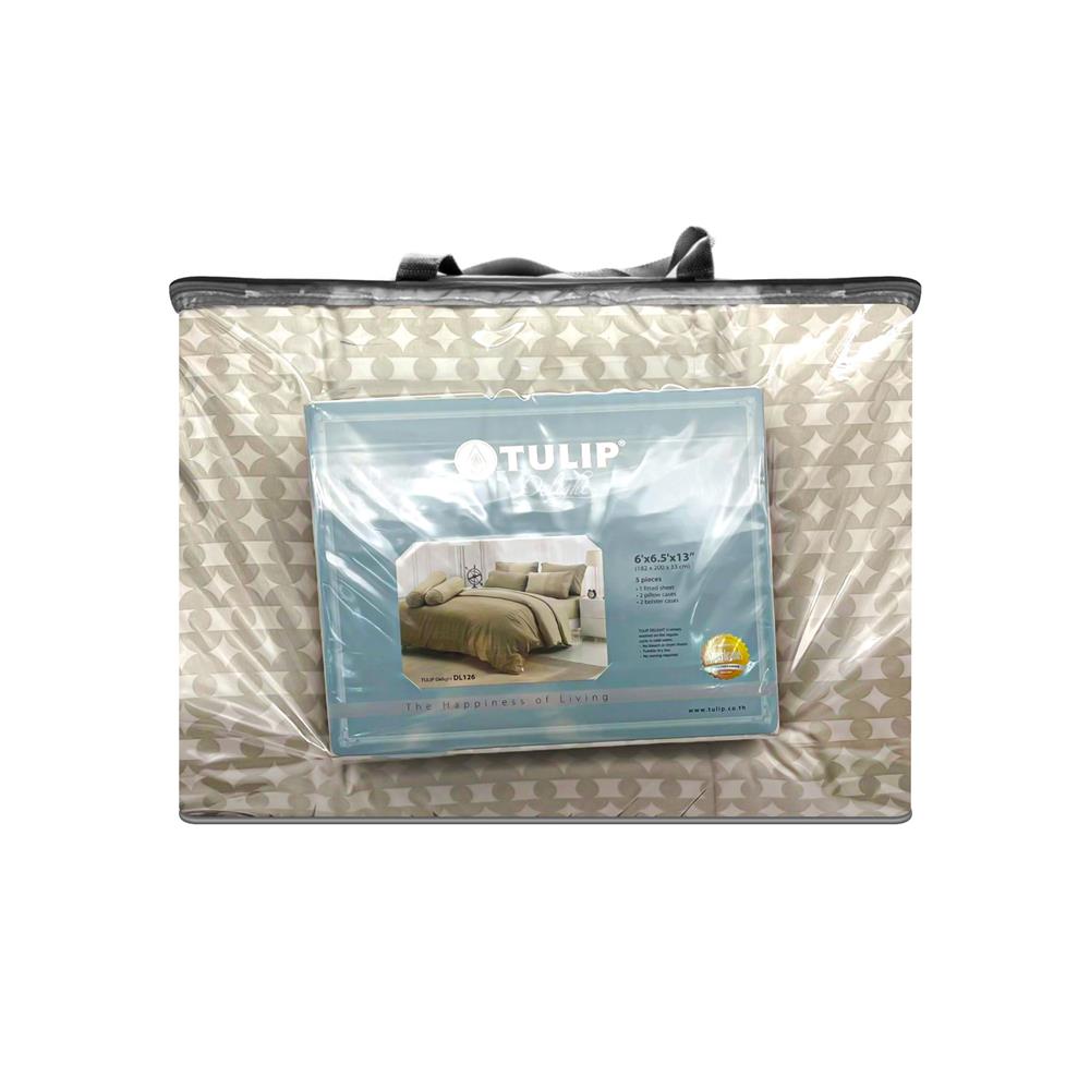 ชุดผ้าปูที่นอน 6 ฟุต (ชุด 6 ชิ้น) TULIP DELIGHT 60204-DL126