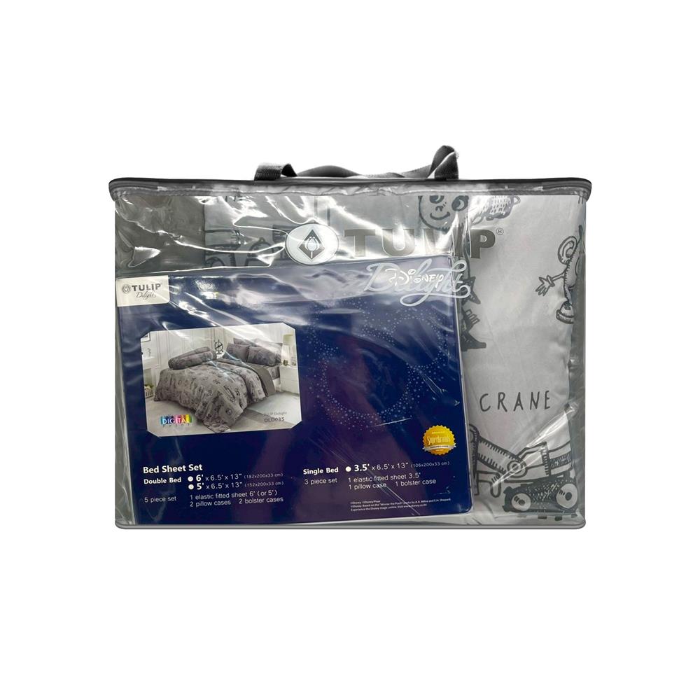 ชุดผ้าปูที่นอน 3.5 ฟุต (ชุด 4 ชิ้น) TULIP TOYSTORY 60259-DLD035