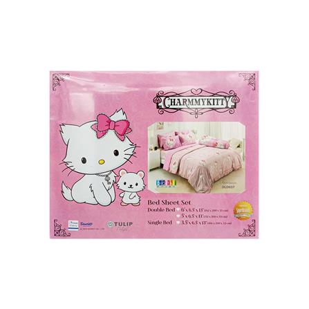 ชุดผ้าปูที่นอน 6 ฟุต (ชุด 5 ชิ้น) TULIP CHARMMY 60111-DLD037_3