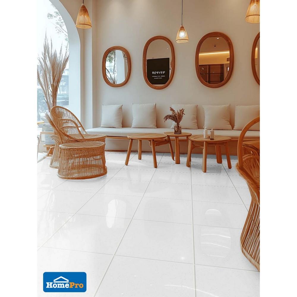 กระเบื้องพื้นพอร์ซเลน 60x60 ซม. DURAGRES พาร์ค โฮวไลท์ ขาว A 1.44 ตร.ม.