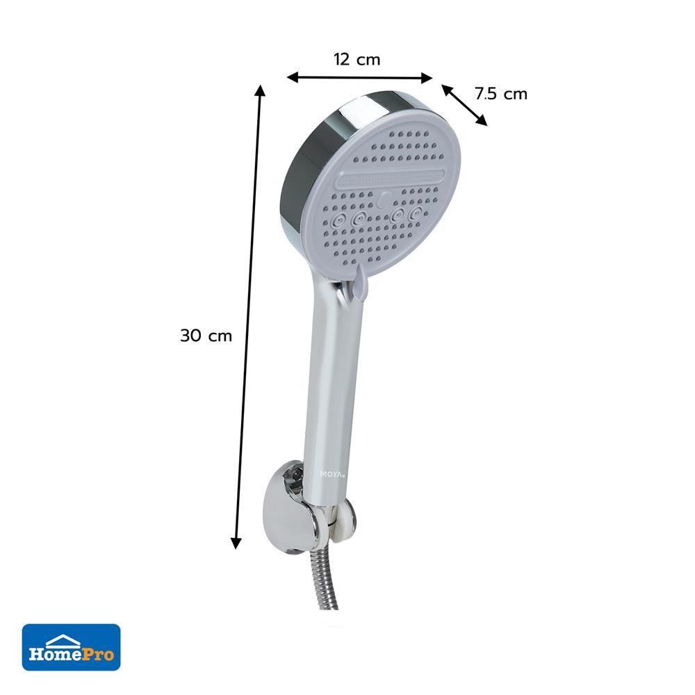 ฝักบัวสายอ่อน 5 ระดับ MOYA K2100519 สีโครม