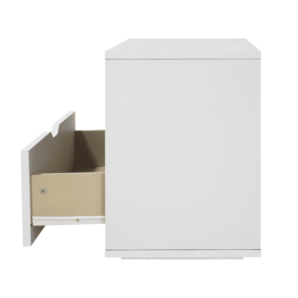 ตู้ข้างเตียง LUVORA SHIFTEX04WH 60 ซม. สีขาว/โอ๊ค