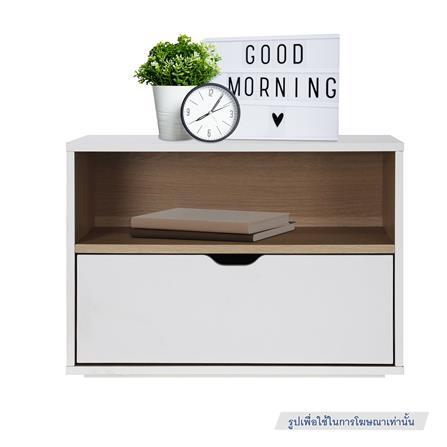 ตู้ข้างเตียง LUVORA SHIFTEX04WH 60 ซม. สีขาว/โอ๊ค_9