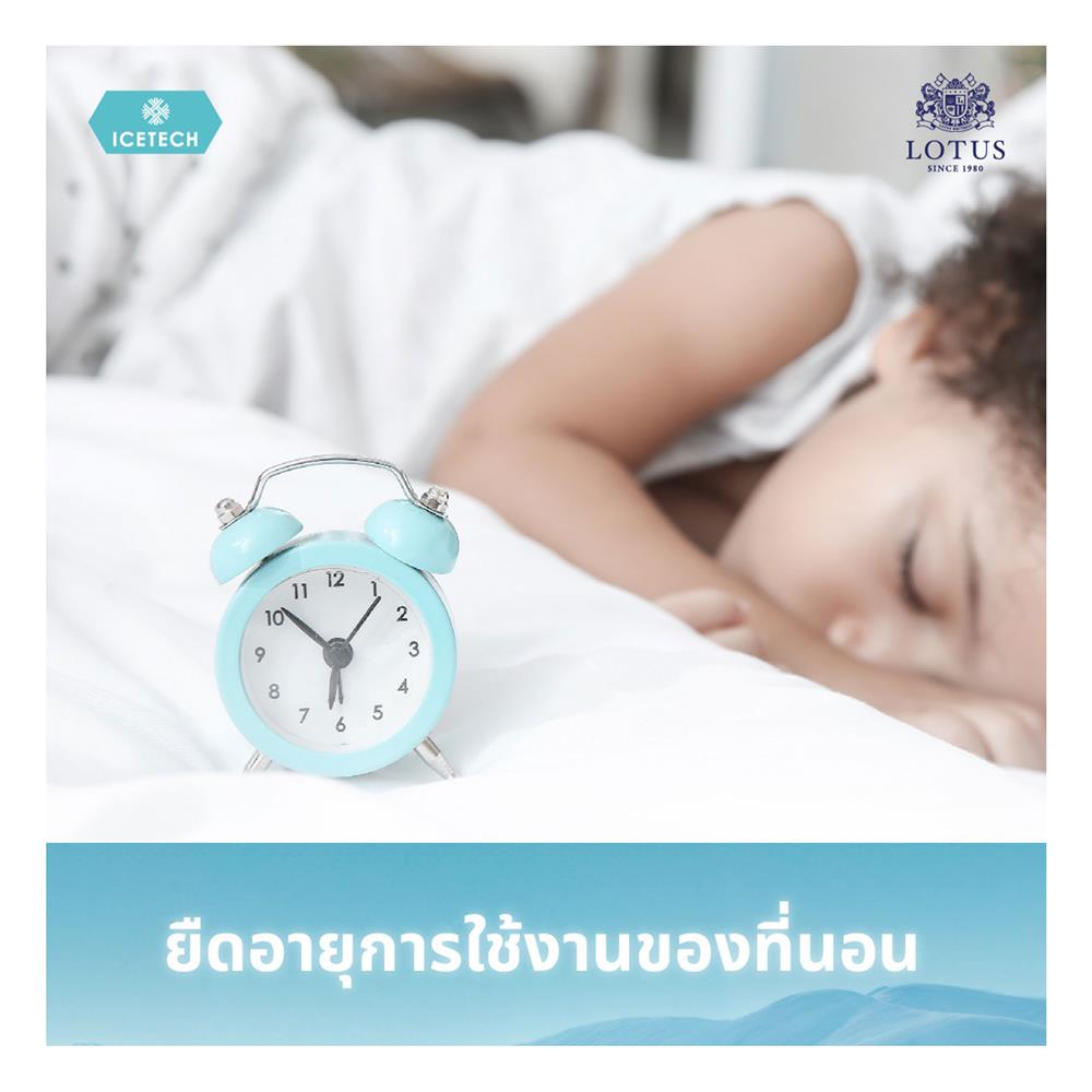 ผ้ารองกันเปื้อน TWIN SIZE LOTUS ICETECH สี WHITE