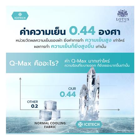 ผ้ารองกันเปื้อน TWIN SIZE LOTUS ICETECH สี WHITE_13