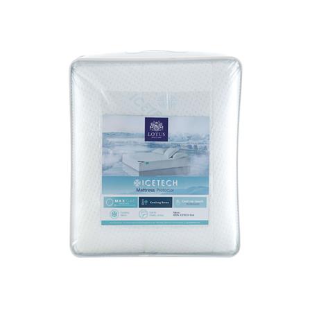 ผ้ารองกันเปื้อน QUEEN SIZE LOTUS ICETECH สี WHITE_8