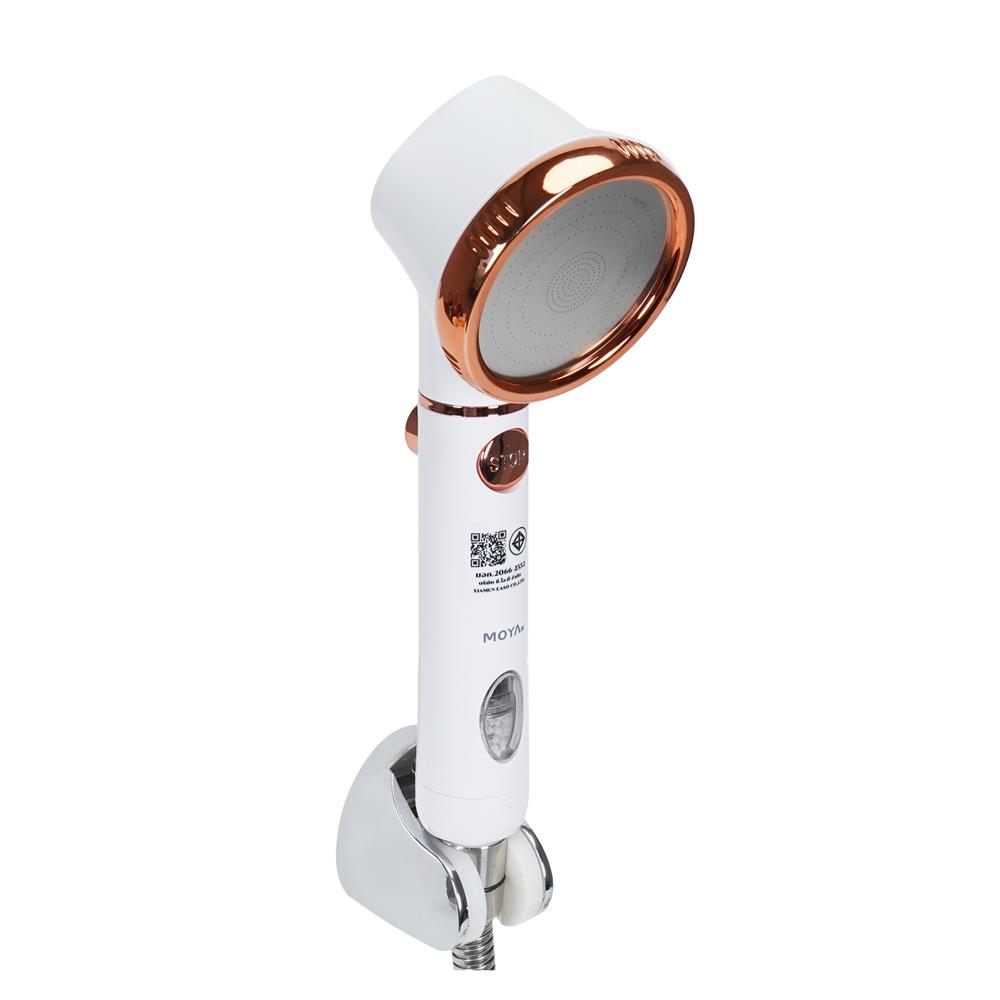 ฝักบัวสายอ่อน 3 ระดับ MOYA K2100489 สีขาว-ชมพู