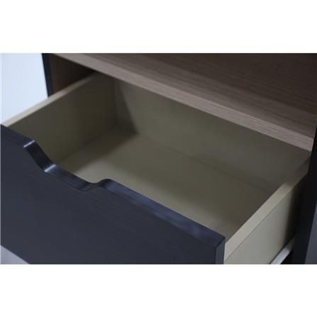 ตู้ข้างเตียง LUVORA SHIFTEX03DB 30 ซม. สีน้ำตาลเข้ม/โอ๊ค_3