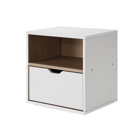 ตู้ข้างเตียง LUVORA SHIFTEX03WH 30 ซม. สีขาว/โอ๊ค_2