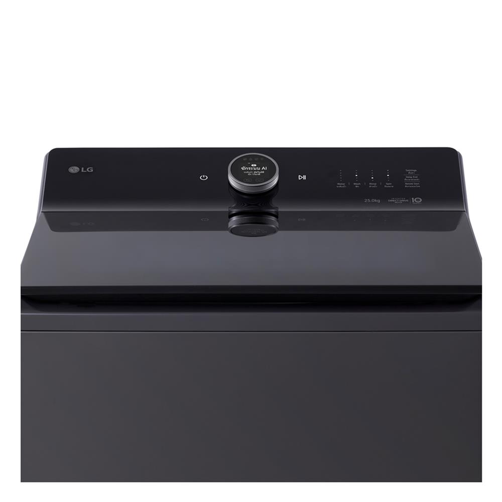 เครื่องซักผ้าฝาบน LG TX2725AT9G 25 กก. 900 RPM อินเวอร์เตอร์ สีดำ