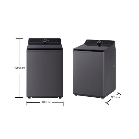 เครื่องซักผ้าฝาบน LG TX2725AT9G 25 กก. 900 RPM อินเวอร์เตอร์ สีดำ_6