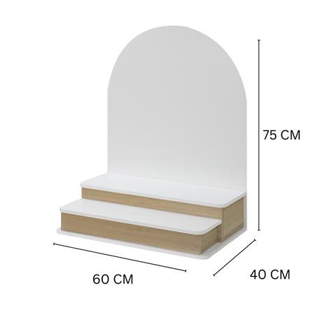 หิ้งพระ LUVORA SHELF01 60 ซม. สีขาว/โอ๊ค_10