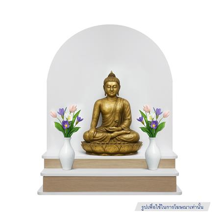 หิ้งพระ LUVORA SHELF01 60 ซม. สีขาว/โอ๊ค_8