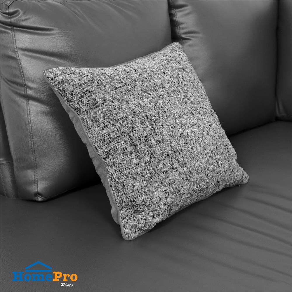 หมอนอิง BENETTA MACRO 18x18 นิ้ว สีเทาเข้ม