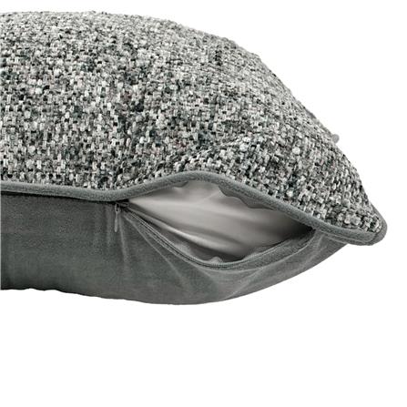 หมอนอิง BENETTA MACRO 18x18 นิ้ว สีเทาเข้ม_4