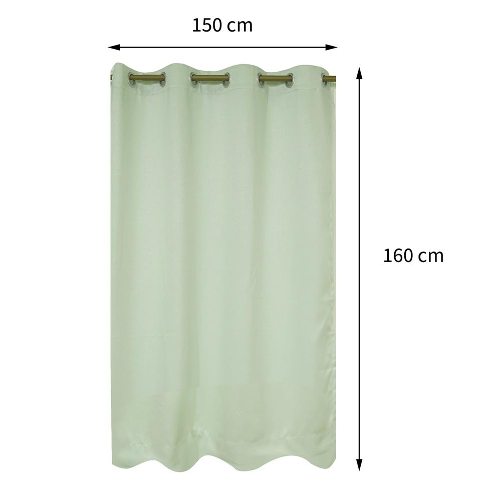 ผ้าม่าน EYELET HOME LIVING CARRY UV 150X160 ซม. สีเขียว