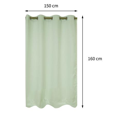 ผ้าม่าน EYELET HOME LIVING CARRY UV 150X160 ซม. สีเขียว_8